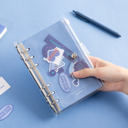 PVC transparent removable notebook