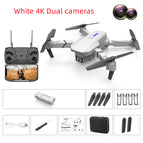 White 4K Dual cameras