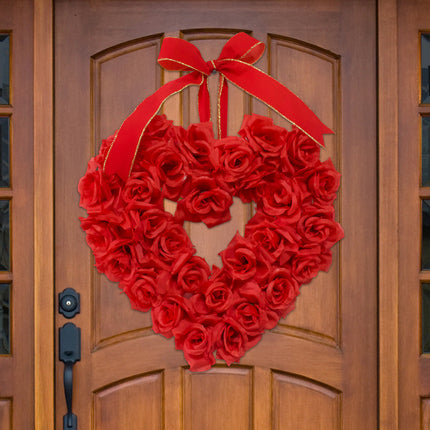 Decorative Ornaments Supplies Wedding Scene Props New Valentine's Day Rose Love Garland