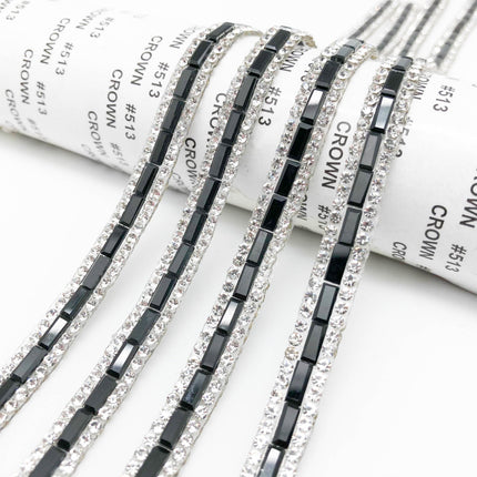 Glass Crystal Back Glue Drill Strip Personalized DIY Accessories