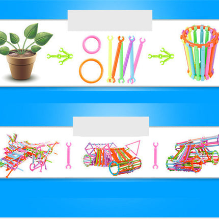 Children's Plastic Assembling Intelligence Stick