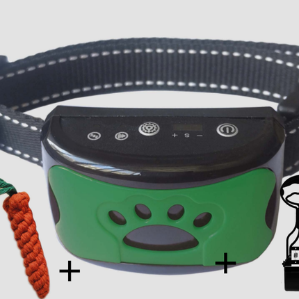 Dog Training Collar Waterproof Electric Pet Remote Control Rechargeable Dogs Trainer Bark Arrester With Shock Vibration Sound
