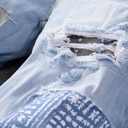 Skinny skinny jeans with holes