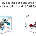 1 blue+1 red light pack