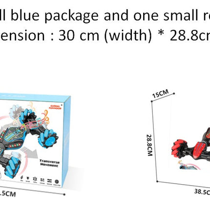 Remotely Deformed Car Twist Car Watch Induction Gesture Control Deformation Off-road Mode Flat Mode Avoid Obstacles