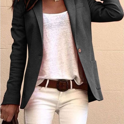 Candy-colored long-sleeved suit