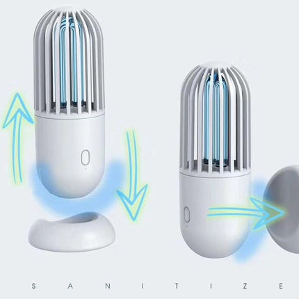 Portable capsule ultraviolet disinfection lamp