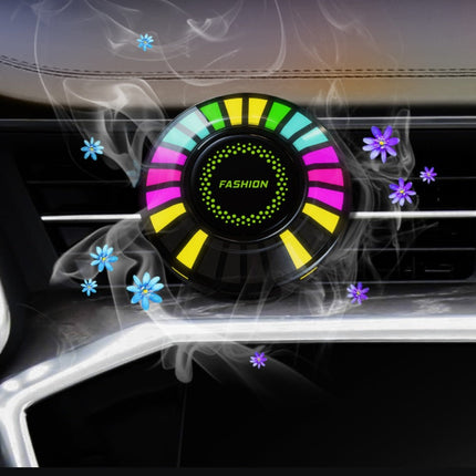 In-car Aromatherapy Rgb Atmosphere Light LED Magic Color Pickup Light Voice-activated Intelligent Music Rhythm Light