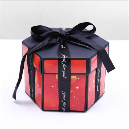 Hexagon Explosion Box Photo Album Surprise Gift