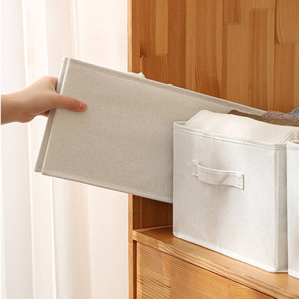 Household Fashion Cotton And Linen Clothes Storage Box