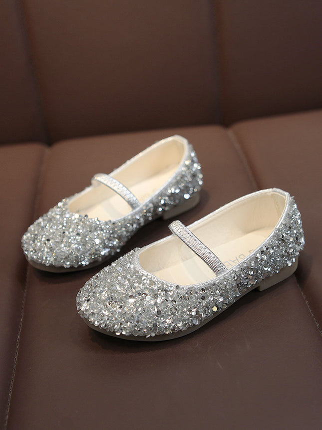 Shallow Mouth Little Girl''s Single Shoes Soft Sole Princess Shoes