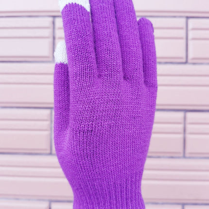 Touch screen gloves warm knit wool touch screen gloves winter touch gloves