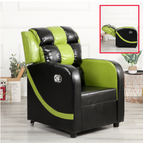 The old model is dark green
