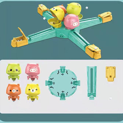 Multiplayer Catapult Pinball Board Game Educational Toys