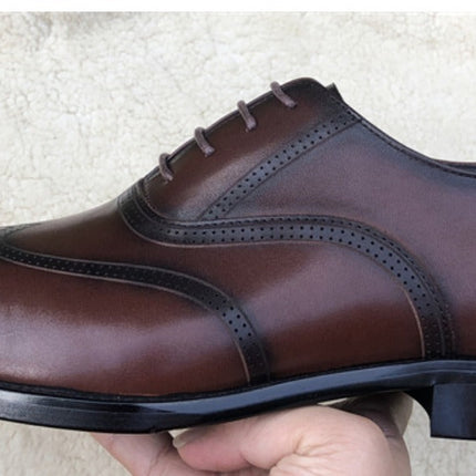Men's Business Suit Carved Leather Shoes