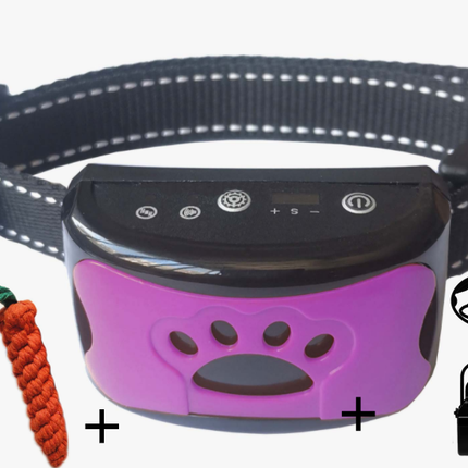 Dog Training Collar Waterproof Electric Pet Remote Control Rechargeable Dogs Trainer Bark Arrester With Shock Vibration Sound