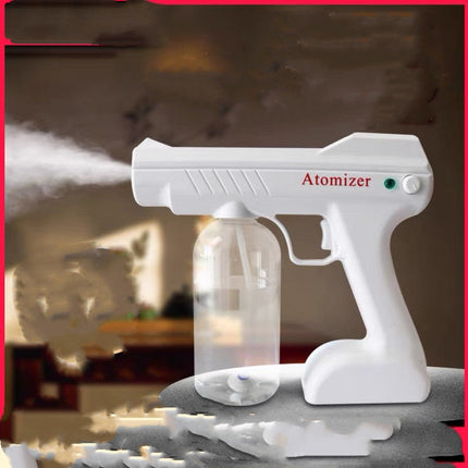 Electric Sanitizer Sprayer Handheld Blue Light Nano Steam Disinfection Spray Gun Home Car Wireless USB Humidifier Atomizer