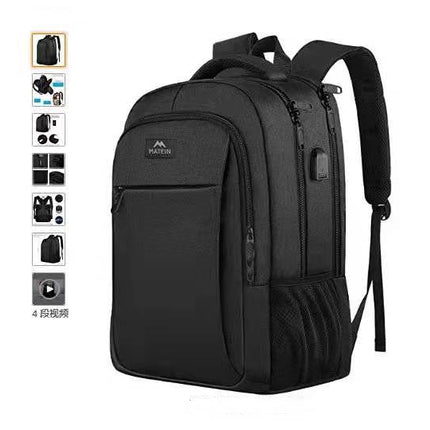 Rechargeable Shoulder Computer Bag Backpack Travel Outdoor