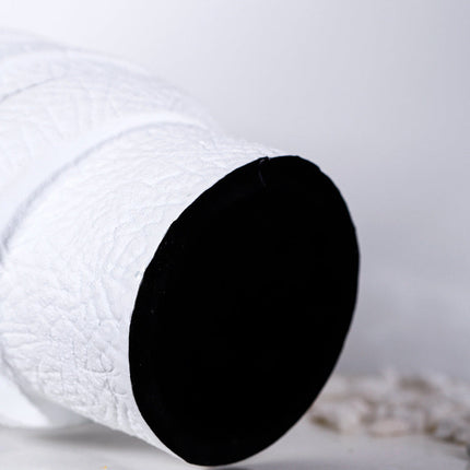 Modern Minimalist Nordic Ins White Irregular Ceramic Vase Flower Arrangement