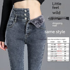 Fleece Blue And Gray Trousers / 25