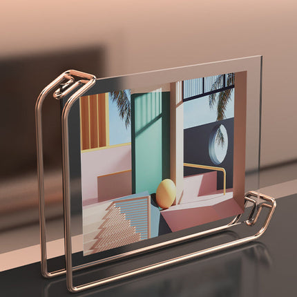 Nordic Style Simple Iron Photo Frame Stand