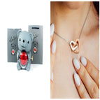 Grey / With a necklace