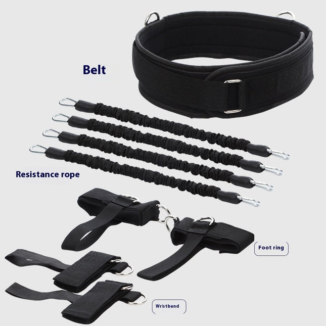 Boxing MMA Taekwondo Elastic String Basketball Bounce Strength Leg Training Explosive Power Resistance Band Fitness Equipment