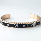 Rose Gold Roman Black