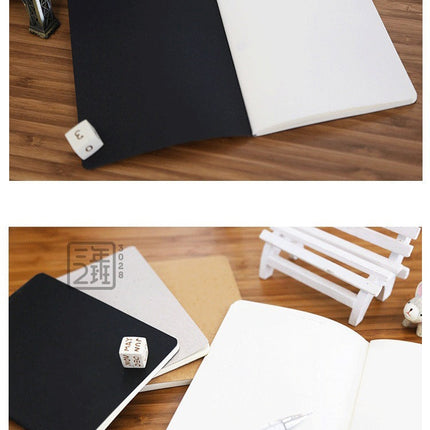 Retro Plain Blank Solid Color Graffiti Book