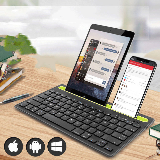 Mobile Phone Desktop Computer Charging Wireless Bluetooth Keyboard