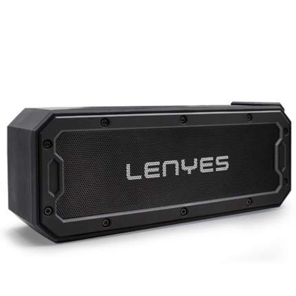 Cold lion (Lenyes) Bluetooth speaker black 360 degree surround waterproof shatter-resistant wireless speaker / stereo