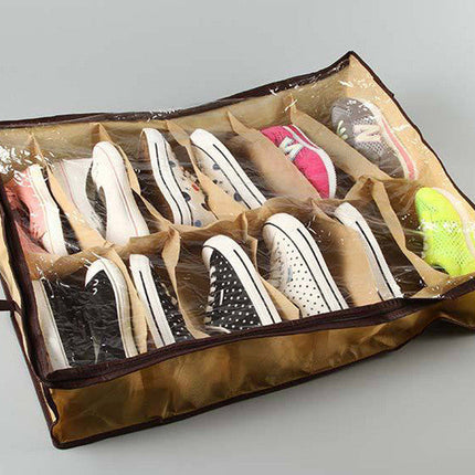 Transparent Dust-proof And proof Non-woven Fabric Storage Shoe Box