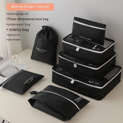 New Travel Buggy Bag Seven-piece Collect Clothes Shoe Storage Bag