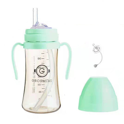 Grosmimi's New Grosmimi Korean Drinking Straw Cup PPSU Environmental Protection Leak-proof And Choking 300ml