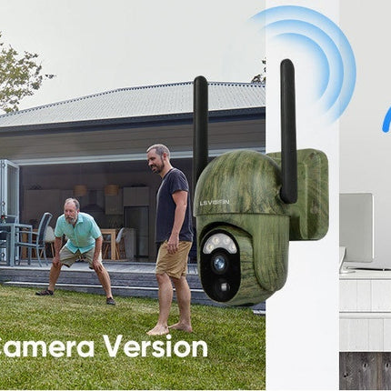 Camouflage 4G Solar Camera With Low Power Consumption And High-definition Full Color