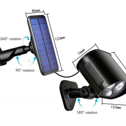 Outdoor human induction courtyard street lamp