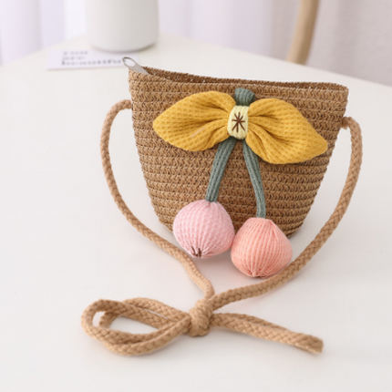 New Summer Children's Sun Protection Straw Hat Girls Pot Hat