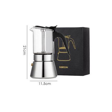 Outdoor Home Double Valve Coffee Pot Gift Box
