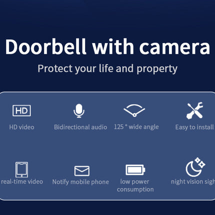 Wireless Smart Doorbell Home Low Power Wireless Wifi