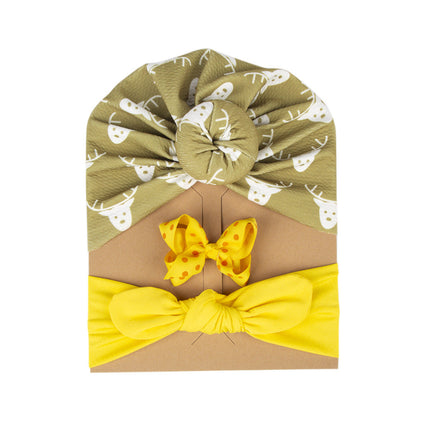Cross-border Christmas Children's Hat Paper Card Set