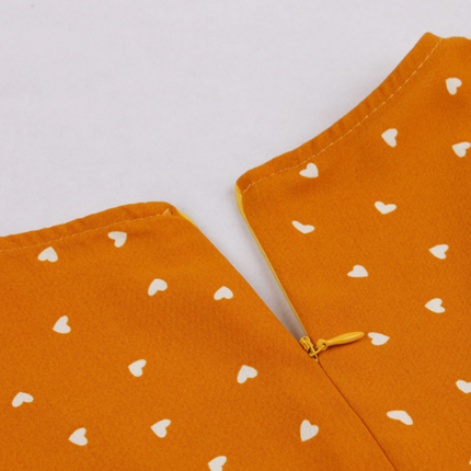 Polka Dot Hit Color Plus Size Women's Short Sleeve Dress