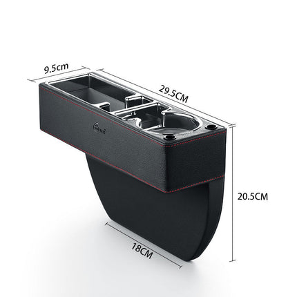 Car storage box seat clamp gap storage box