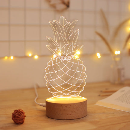 Bedside lamp pineapple table lamp