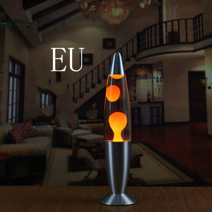 COOL RED Metal Bottom Wax Volcano Lava Lamp