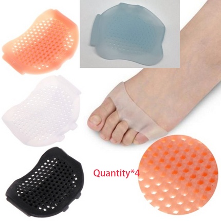 Silicone Forefoot Pads Forefoot Half Yard Insoles Pads Invisible High Heel Shoes Slip Resistant Pads Pain Relief Foot Care Tools