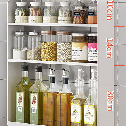 Seasoning Oil Salt Sauce Vinegar Storage Shelf Rack