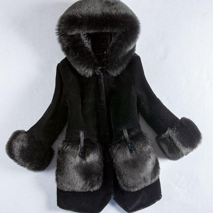 Sexy New Red New Winter Fur Coat for women