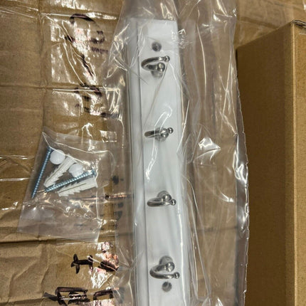 Wall Mount Key Rack Hanger Holder 4 Hook Chain Storage Keys Organizer Home Decor