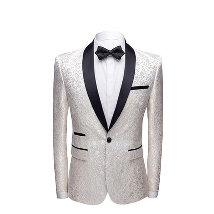 SOPHISTICATED DARK BLUE FORMAL SPECIAL OCCASSIONS DANCE PARTY’S Men's Dress Suit Set