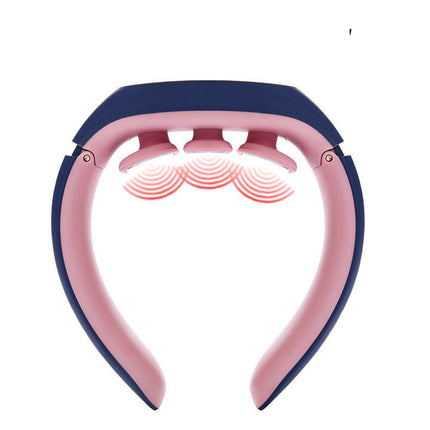 Neck Massager Shoulder Electric Pulse Cervical Traction Collar Therapy Deep Tissue Pain Relieve Stimulator Health Care Massage
